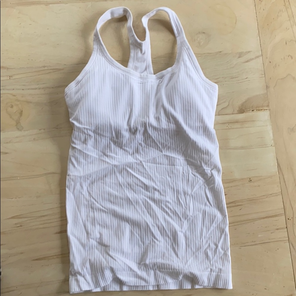 Work out tank with built in bra